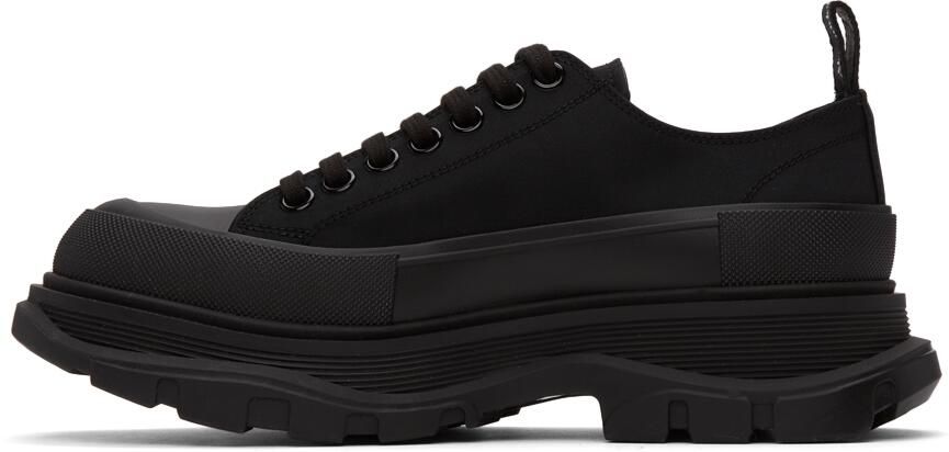 Alexander McQueen Black Tread Slick Low Sneakers - Picture 3