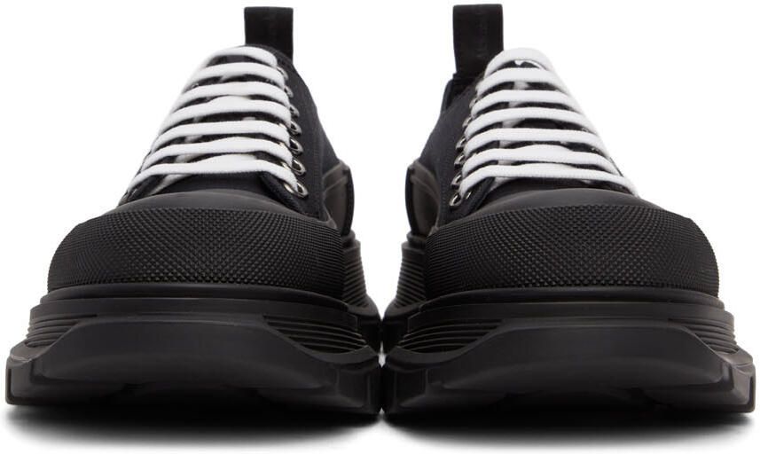 Alexander McQueen Black Tread Slick Sneakers - Picture 3