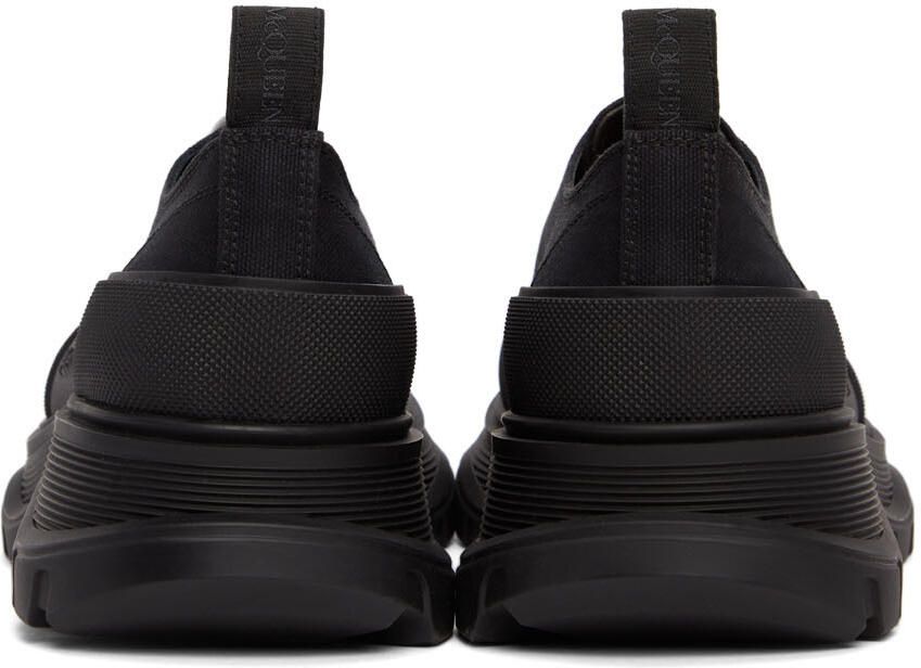 Alexander McQueen Black Tread Slick Sneakers - Picture 2