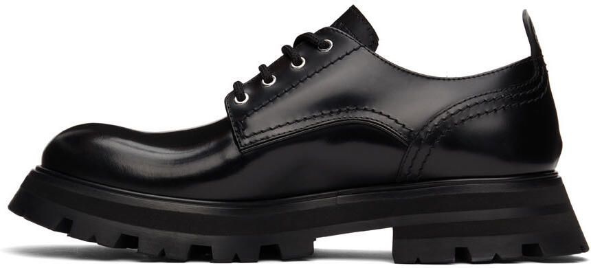 Alexander McQueen Black Wander Derbys - Picture 3