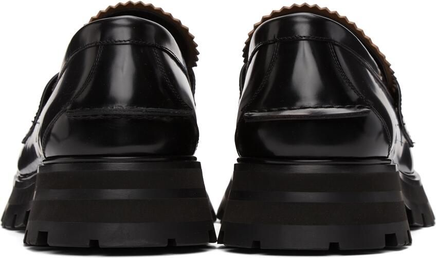 Alexander McQueen Black Worker Loafers - Picture 2