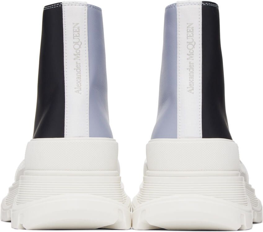 Alexander McQueen Blue & Black Boxer Dog Sneakers