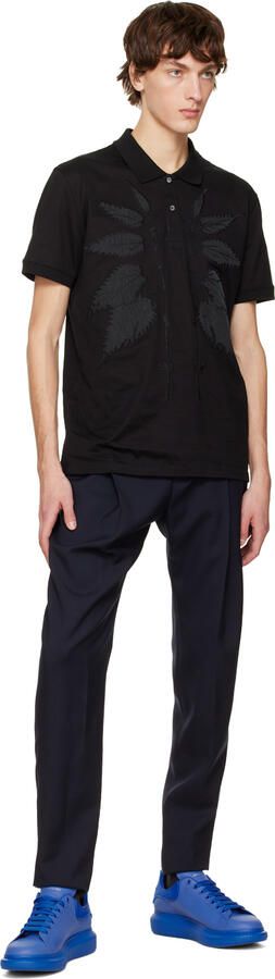 Alexander McQueen Blue Oversized Sneakers - Picture 4