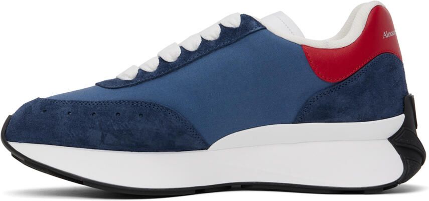 Alexander McQueen Blue Sprint Runner Sneakers - Picture 3
