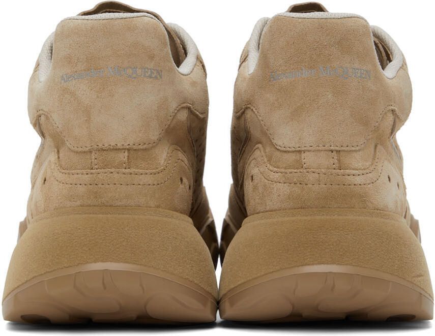 Alexander McQueen Brown Court Low-Top Sneakers