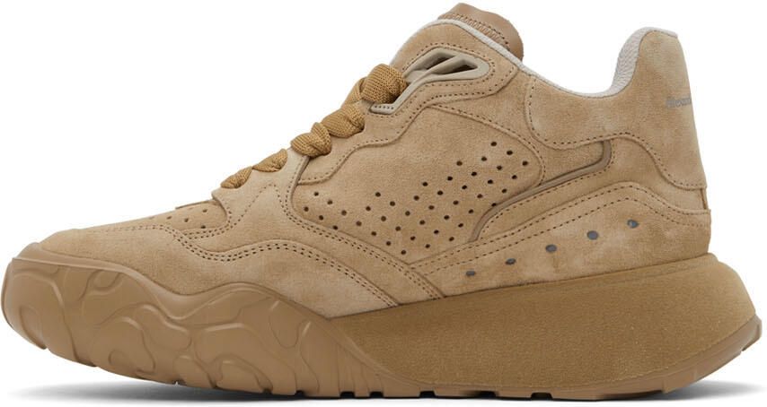 Alexander McQueen Brown Court Low-Top Sneakers - Picture 3