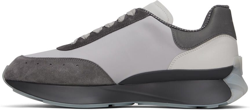 Alexander McQueen Gray Sprint Runner Sneakers - Picture 3