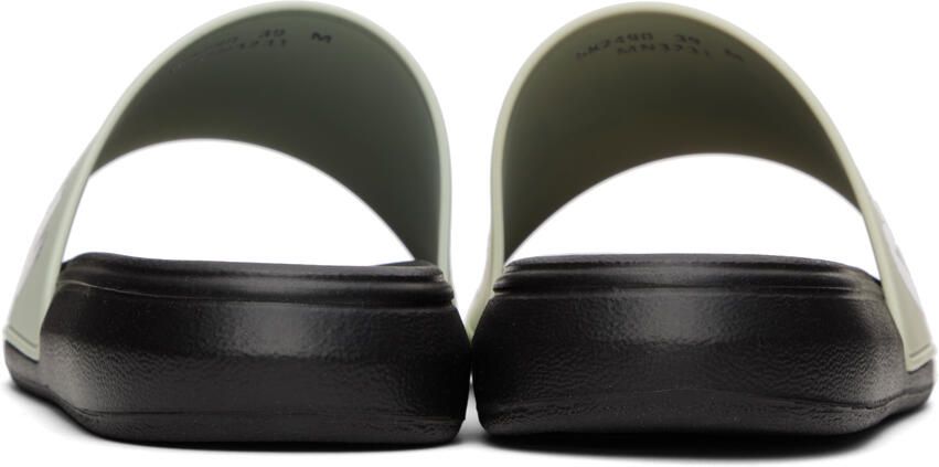 Alexander McQueen Green Graffiti Sandals