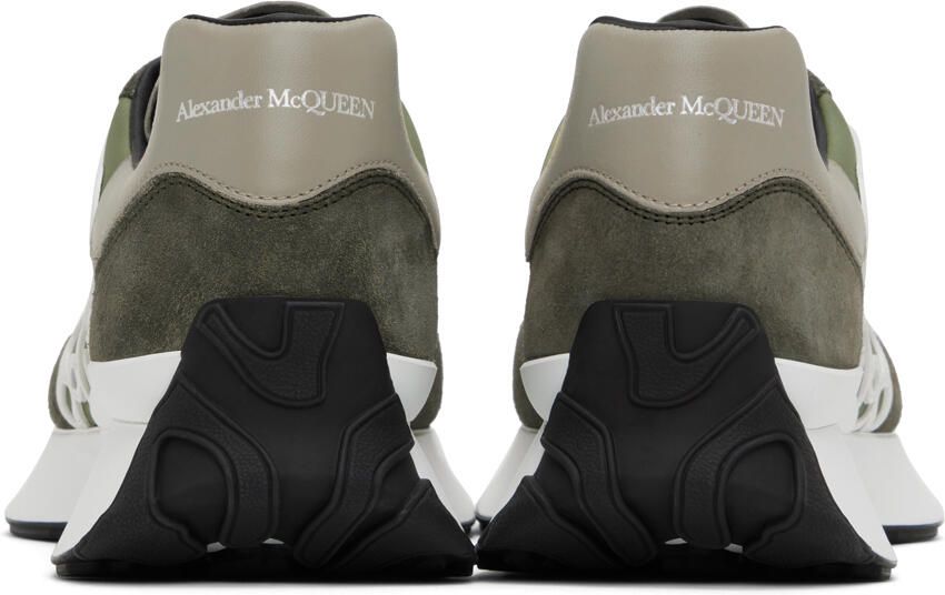 Alexander McQueen Khaki Sprint Runner Sneakers