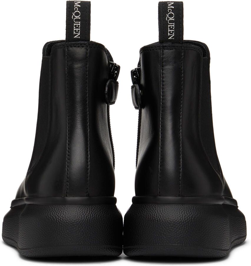 Alexander McQueen Kids Black Hybrid Chelsea Boots