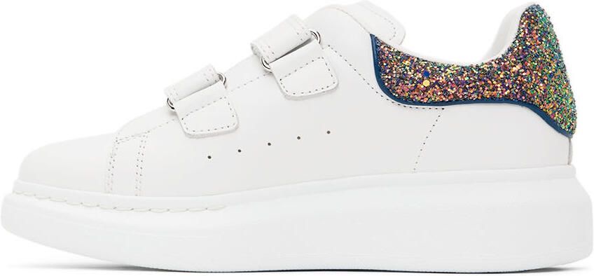 Alexander McQueen Kids White Oversized Disco Sneakers - Picture 3