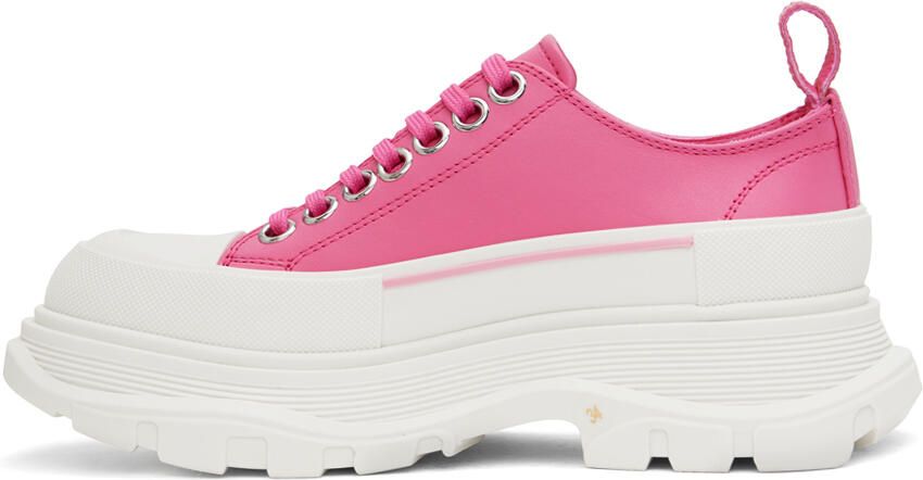 Alexander McQueen Pink Tread Slick Sneakers - Picture 2