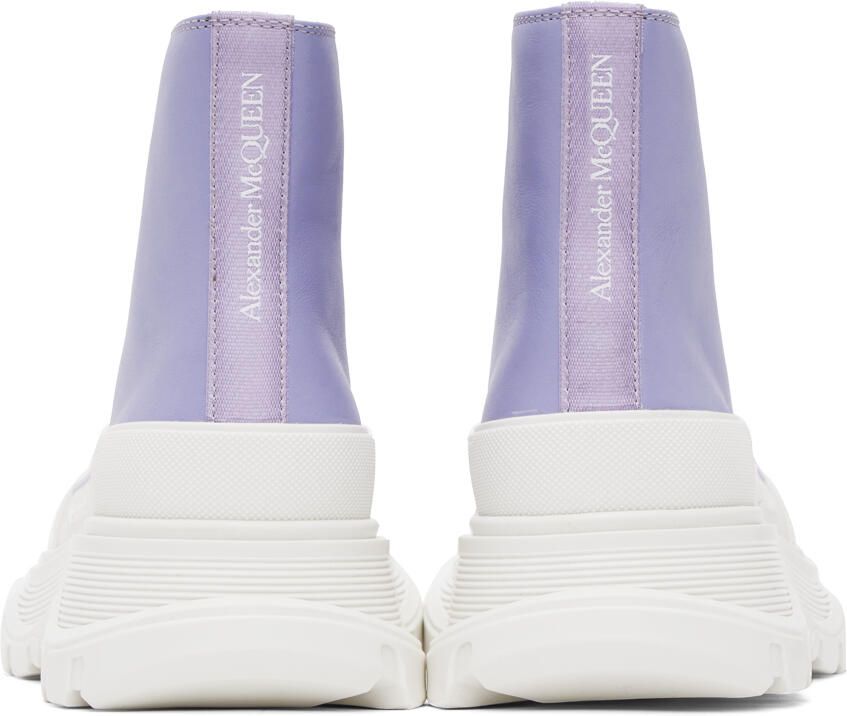 Alexander McQueen Purple Tread Slick Sneakers