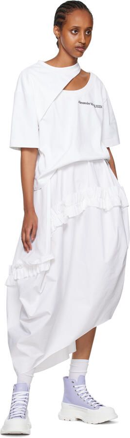 Alexander McQueen Purple Tread Slick Sneakers - Picture 4