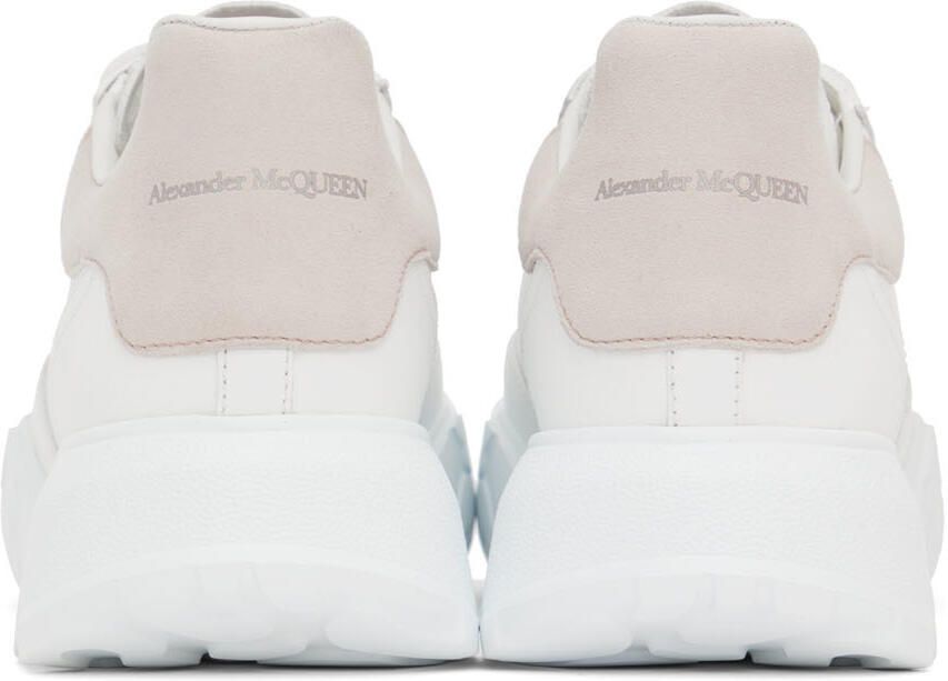 Alexander McQueen White & Pink Court Sneakers