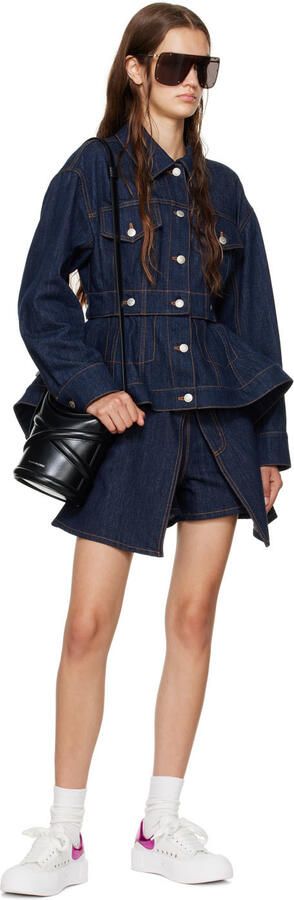 Alexander McQueen White & Pink Oversized Sneakers - Picture 4