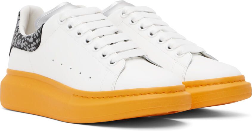 Alexander McQueen White Larry Sneakers - Picture 2