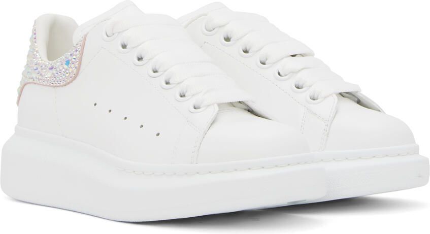 Alexander McQueen White Larry Sneakers - Picture 2