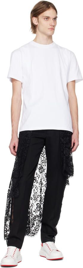 Alexander McQueen White Larry Sneakers - Picture 4