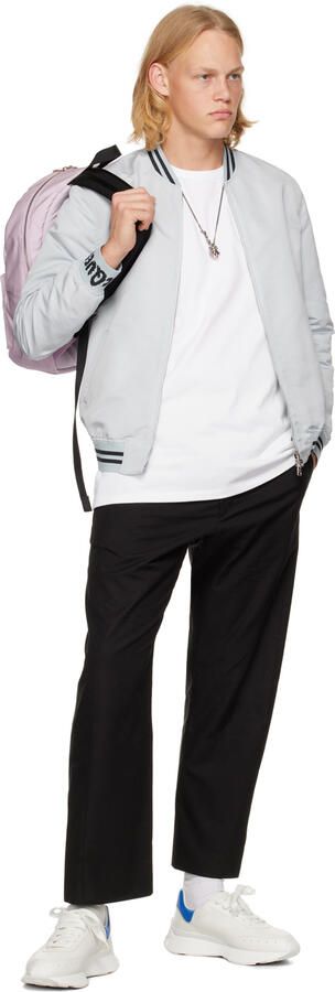 Alexander McQueen White Leather Sneakers - Picture 4