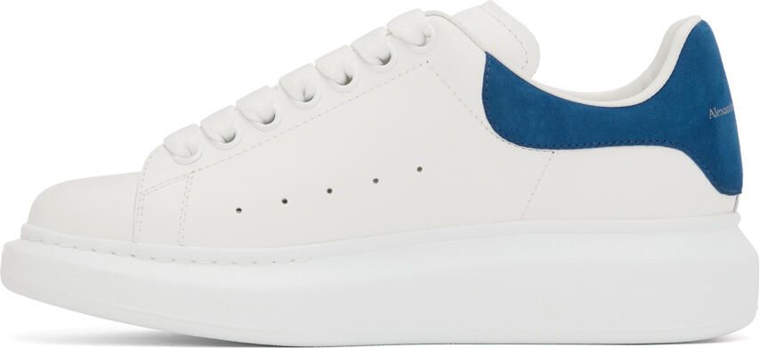 Alexander McQueen White Oversized Low-Top Sneakers - Picture 3