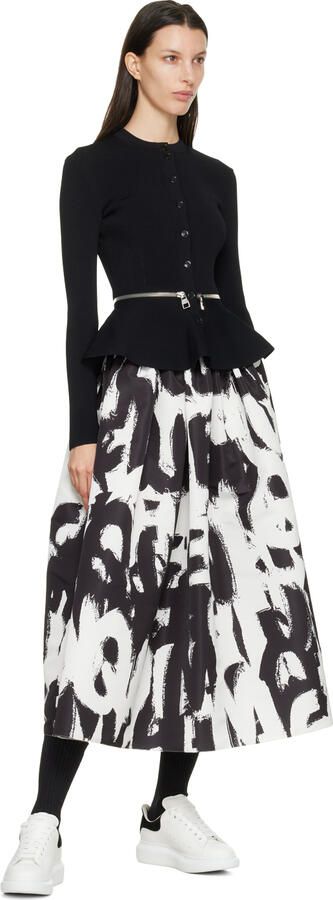 Alexander McQueen White Oversized Sneakers - Picture 4