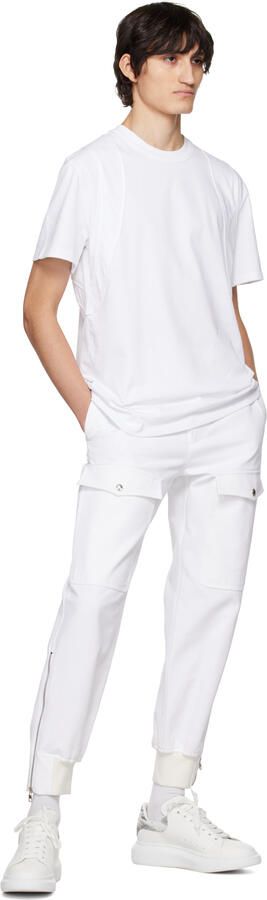 Alexander McQueen White Oversized Sneakers - Picture 4