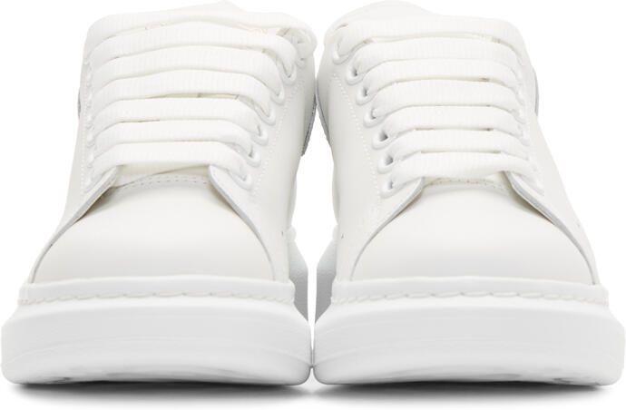 Alexander McQueen White Oversized Sneakers - Picture 3