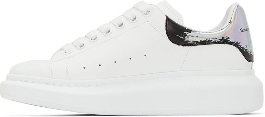 Alexander McQueen White Oversized Sneakers - Picture 3