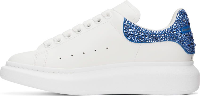 Alexander McQueen White Oversized Sneakers - Picture 3