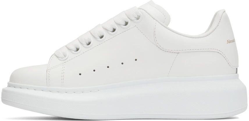 Alexander McQueen White Oversized Sneakers - Picture 3