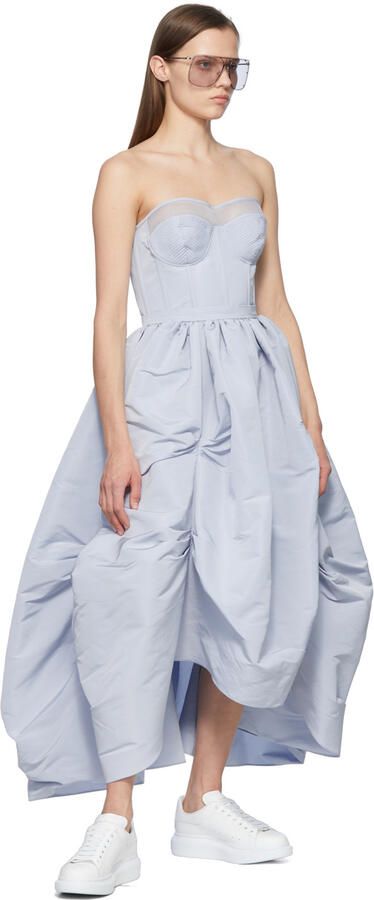 Alexander McQueen White Oversized Sneakers - Picture 4