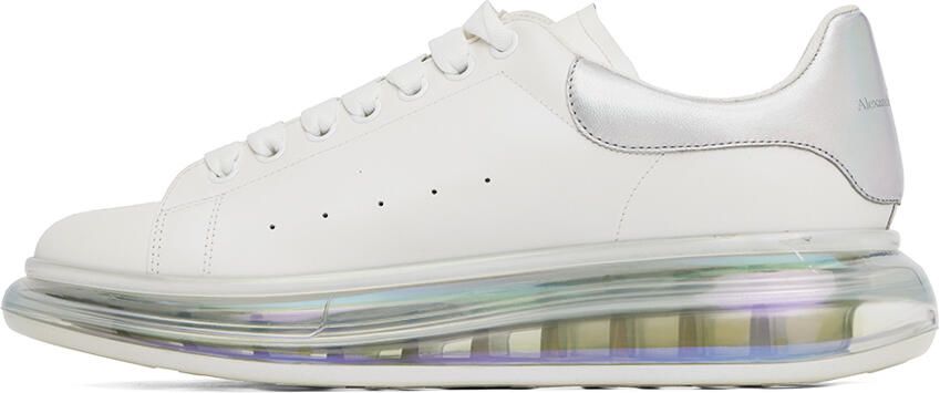 Alexander McQueen White Oversized Sneakers - Picture 3