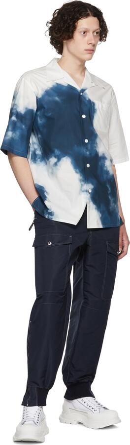 Alexander McQueen White Tread Slick Sneakers - Picture 4