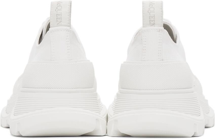 Alexander McQueen White Tread Slick Sneakers - Picture 2
