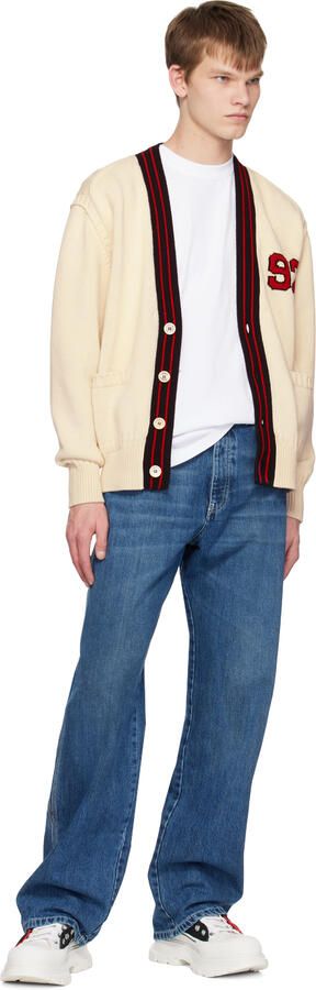 Alexander McQueen White Tread Slick Sneakers - Picture 4