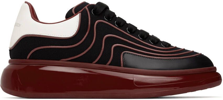 Alexander McQueen Black & Red Oversized Sneakers