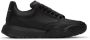 Alexander McQueen Black Court Trainer Sneakers - Thumbnail 1