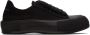 Alexander McQueen Black Deck Lace-Up Plimsoll Sneakers - Thumbnail 1