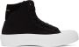 Alexander McQueen Black Deck Plimsoll High Top Sneakers - Thumbnail 1