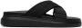Alexander McQueen Black Embroidered Sandals - Thumbnail 1