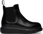 Alexander McQueen Black Hybrid Chelsea Boots - Thumbnail 1