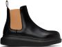 Alexander McQueen Black Hybrid Chelsea Boots - Thumbnail 1