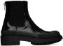 Alexander McQueen Black Leather Chelsea Boots - Thumbnail 1