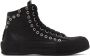 Alexander McQueen Black Plimsoll Sneakers - Thumbnail 1