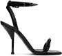 Alexander McQueen Black Studded Heeled Sandals - Thumbnail 1