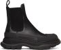 Alexander McQueen Black Tread Slick Chelsea Boots - Thumbnail 1