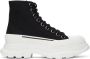 Alexander McQueen Black Tread Slick High Sneakers - Thumbnail 1