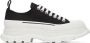 Alexander McQueen Black Tread Slick Low Sneakers - Thumbnail 1