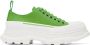 Alexander McQueen Green Tread Slick Sneakers - Thumbnail 1